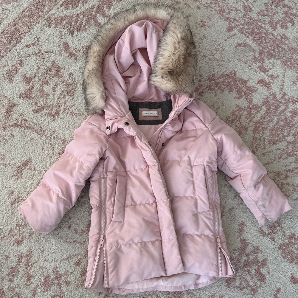 Monnalisa Girls Jacket/Puffer Warm Coat